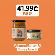 Almond Butter (500g) & Acacia Honey (360g)