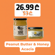 Peanut butter (500g) & Acacia honey (360g)